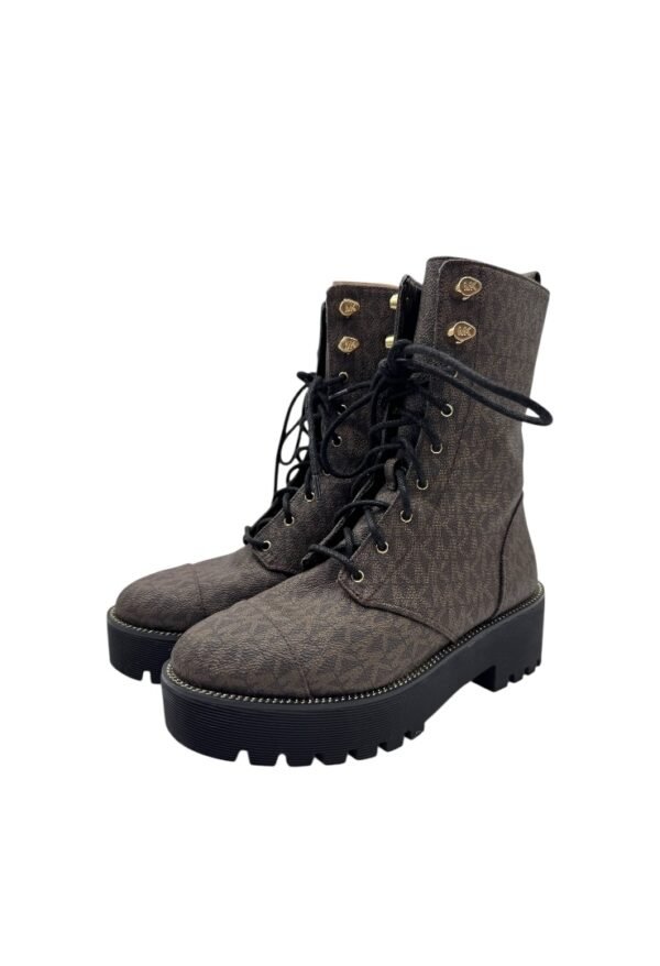 MICHAEL KORS - COMBAT BOOTS BROWN